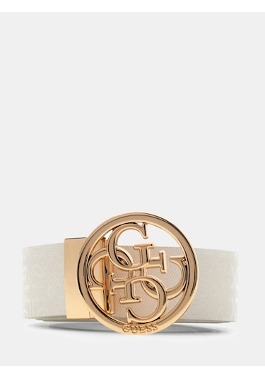 Guess-stacey 4g Logo Belt-kemer-bw9319p6135 Beyaz