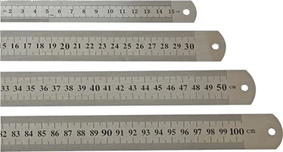 Celik Cetvel 30 Cm Gümüş