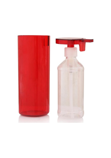Kırmızı Akrilik Sıvı Sabunluk 250 Ml Kırmızı