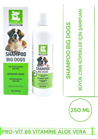 Nanbell Büyük Cins Köpekler İçin Şampuan 250 ML