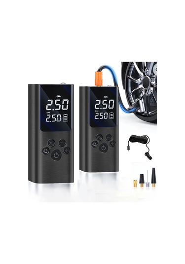 A6 Taşınabilir Powerbankli Kendinden Şarjlı Hava Pompası