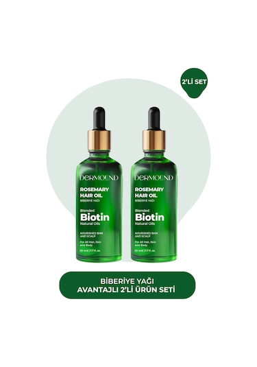 Dermoend Biotin Saç Bakım Yağı 2'li