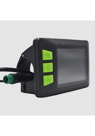 Reedark Elektrikli Bisiklet Lcd Hız Kontrol Cihazı - Usb Bağlantılı, Altı Çip Renkli Ekran, Akıllı Veri Gösterici Siyah