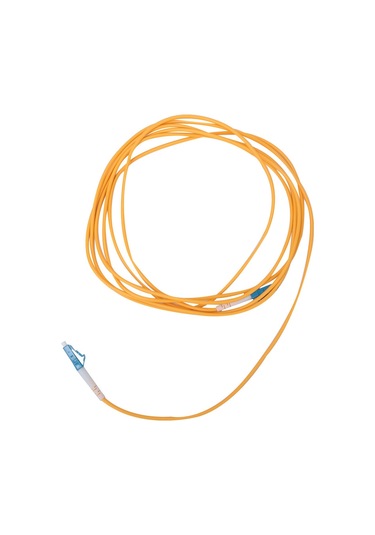 Fosenze Lc-lc Tek Mod Tek Çekirdekli Optik Fiber Kablosu, 3m, Pvc Kablo, Seramik Ferrule, Düşük Giriş Kaybı, 2 Adet