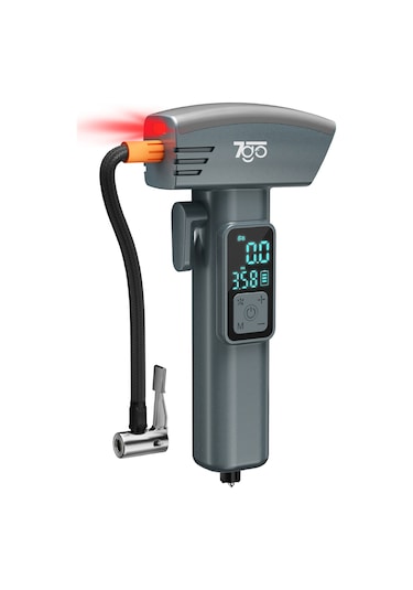 7go 7a1 Hava Pompası 150 Psı Ultra Basınç 4000mah Batarya Led Işıklı & Lcd Ekranlı Taşınabilir