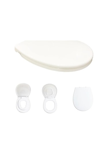 Nkp Universal Thermoplast Yavaş Kapanan Klozet Kapağı Çocuk Adaptörlü - NKP0340