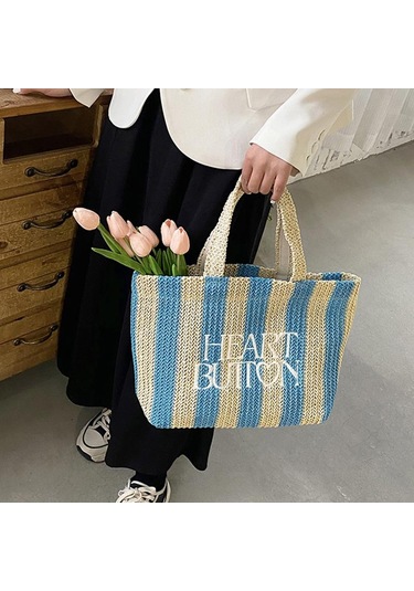 Siyah Yogodlns Yaz Plaj Saman Omuz Askılı Çanta Kadın Bohemian Dokuma Sepet Çanta El Yapımı Seyahat Çantaları Kadınlar Için Siyah