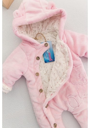 Babymod Babymod Ayıcık Figürlü Welsoft Peluş Astronot Kız Bebek Tulum Çok Renkli