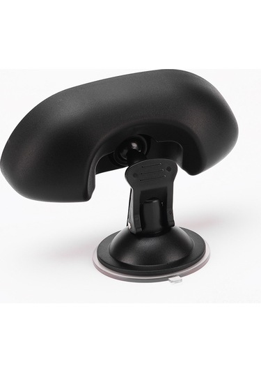 Springsun Araç İçi Bebek Gözlem Aynası - Akrilik Süngerli Cam Tutanaklı, 14.7x5.5cm Siyah Ap193