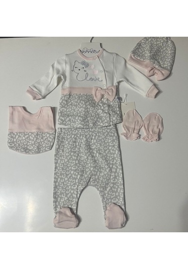 Nonna Baby Leopar 5li Zıbın Takımı SOMON