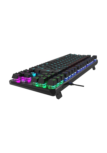 GamePower Overlord 60M Mekanik Mavi Switch Türkçe Q 88 Tuş USB Gaming Klavye