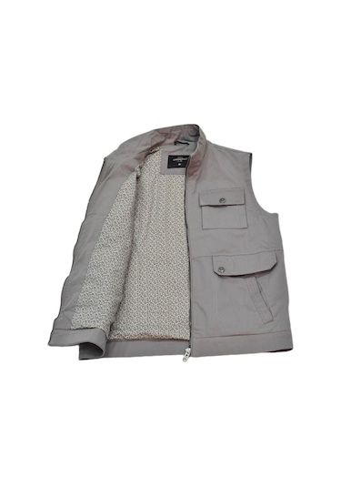 Erkek Spor Avcı Yelek 4492 Bgl-st04730 Gri