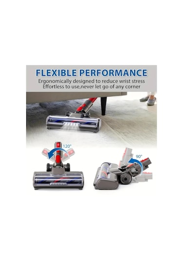 Fochsia 1pc Direkt Sürüş Temizleme Başlığı  V7 V8 V10 V11 V15 Elektrikli Süpürge Kısa Havlu Halı Ve Sert Zeminler