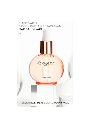 Kerastase Gloss Absolu Elektriklenmeye Eğilimli Saçlar Için Saç Bakım Yağı 45 ML
