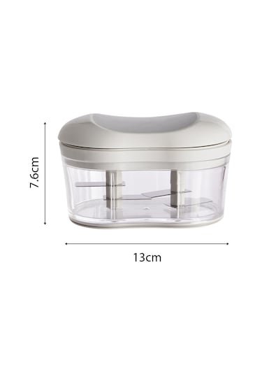 Teltree Pratik Mutfak Yardımcısı: Manuel Sarımsak Doğrayıcı Ve Sebze Kesici Gri