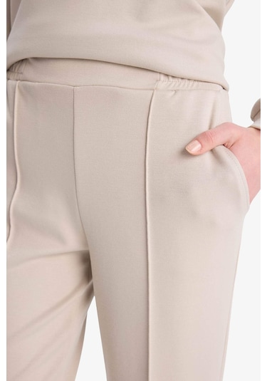 DeFacto Regular Fit Esnek Belli Cepli Basic Düz Pantolon E1954AX25SPBG802