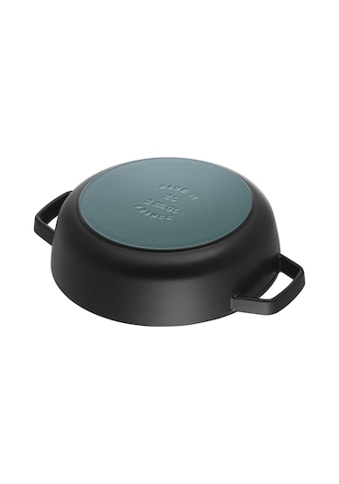 Staub Chistera Yağmur Efektli Döküm Tencere Siyah 28 Cm