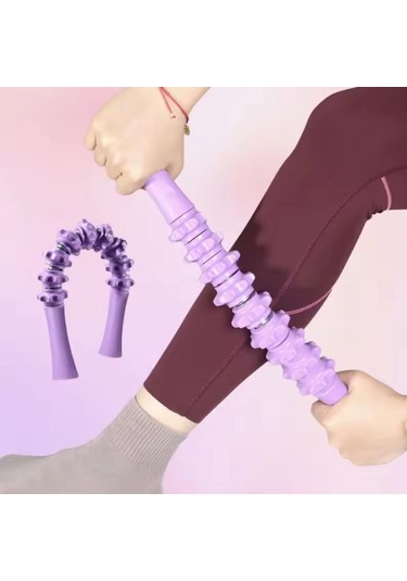 Bükülebilir Selülit & Masaj Sopası Mor Renk