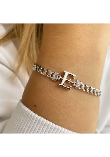 Simurg Jewellery Gümüş Harfli Bileklik