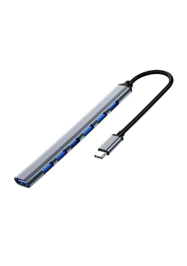 Forzacase FC752 USB 2.0 To Type-C 7 Port 7 İn 1 Usb Çoklayıcı Hub
