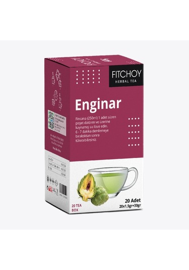 Fitchoy Enginar Çayı 20 Adet