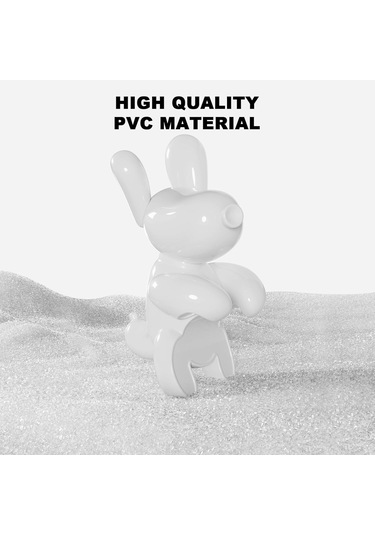 Skycity Tesla Model Y/3 İçin Orta Kontrol Ekranı Küçük Köpek Figürü - Beyaz, 1 Adet