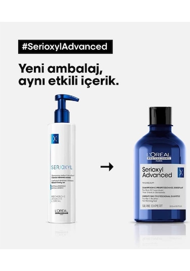 L'Oréal Professionnel Serie Expert Serioxyl Advanced Yoğunluk Kazandıran Şampuan 300 ML