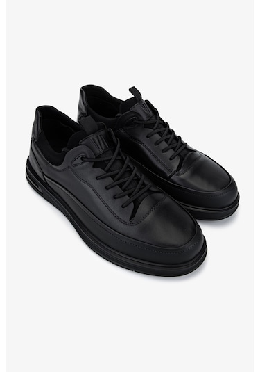 Valmenti Erkek Hakiki Deri Siyah Deri Casual Ayakkabı 381 22546 Erk Ayk Sk25-26 Sıyah Dr Siyah