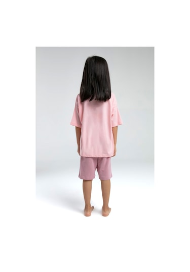 Rolypoly Kız Çocuk Pembe Bermuda Takım 5274-47640 Pembe