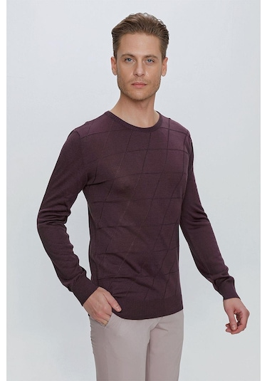 Tr 837 Lila Balıkçı Triko Lila