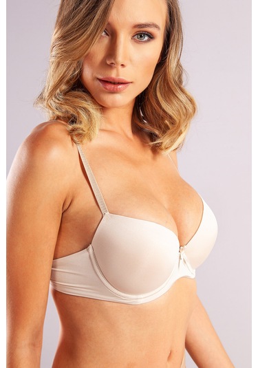 Golshan Guyana Balconette Foam Cup Push Up,ten Renk Konforlu Ve Şık Sütyen Çok renkli