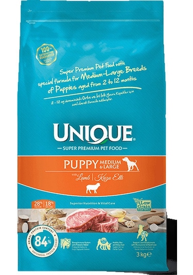 Puppy Medium&large Kuzu Etli Köpek Maması 3 Kg