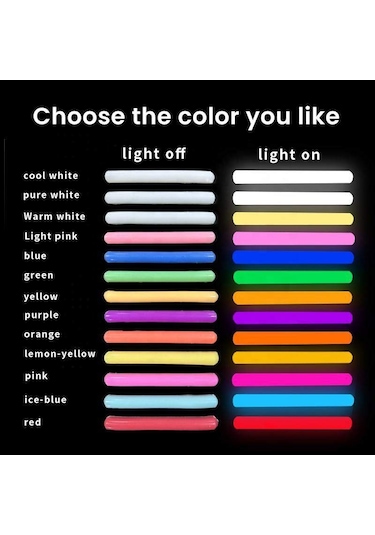 Ikinci Nesil Sarı Difüzör 5 Metre 6mm Neon Led Silikon Şerit Kapağı Led Şerit İçermez Sarı