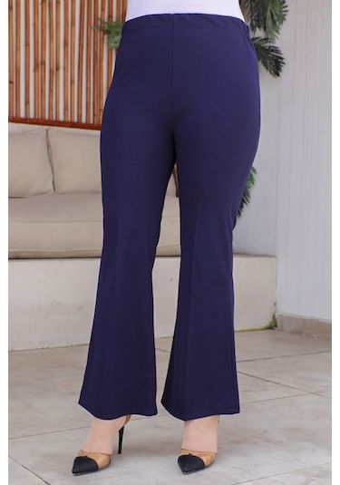 Piyale Ispanyol Paça Pantolon 653 - Lacivert