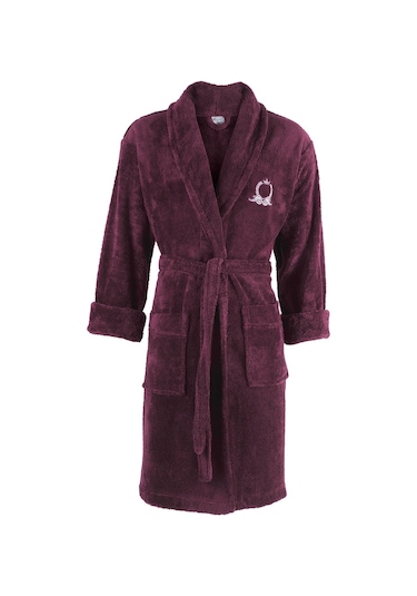 Maisonart Rob Şalyaka Wellsoft Peluş Sabahlık Robdeşambr Bornoz Bordo S/m Bordo
