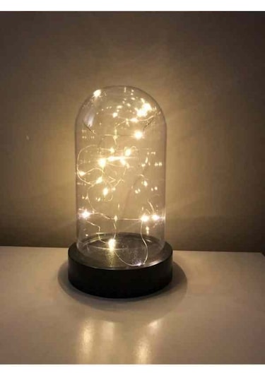 Led Işıklı Ters Fanus 3 Metre Peri Tel Gün Işığı Terary