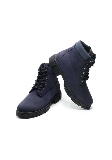 Büyük Numara Erkek Bot Rahat Geniş Kalıp Lacivert