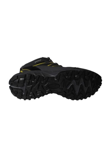 Jump Erkek Siyah Gri Bilekli Waterproff Su Geçirmez Kalın Taban Outdoor Bot Gri