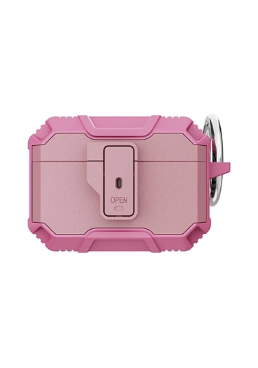 Kilifone - Airpods Pro Uyumlu Airpods Pro - Kılıf Airbag 27 Silikon Kılıf - Pembe