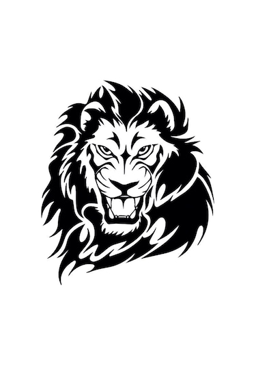 Folyo Sticker Kaplan 100cm Uzunluk Siyah