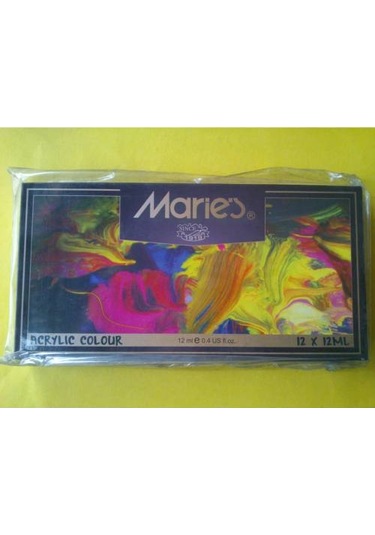 Acrilic Boya 12 Li Maries Marka
