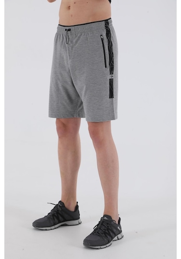 Maraton Sportswear Regular Erkek Basic Gri Melanj Şort 21042-gri Melanj Gri Melanj