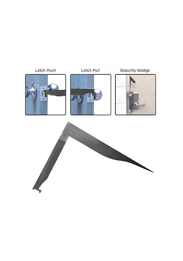 Reedark Yangıncı Çekme Aracı Paslanmaz Çelik Kapı Açma Kolu 8x11.37 İnç Sürgülü Levha