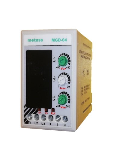 METESS MGD-04 DİJİTAL GERİLİM KONTROL RÖLESİ