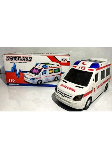Kardelen Pilli Ambulans Büyük Boy Sesli Işıklı Ambulans