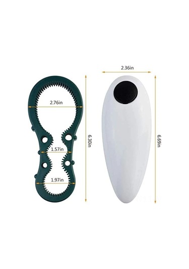 Moveevo Otomatik Pervane Kapağı Açıcı, Pil İle Çalışır, Eldivenli Kenar, Mıknatıslı Kapağı Toplar, Yaşlılar Ve Şefler İçin Pratik Açıcı Diğer