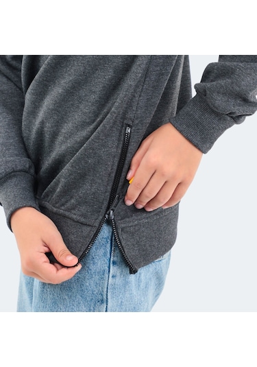 Slazenger DUNA IN Çocuk  Koyu Gri Sweatshirt
