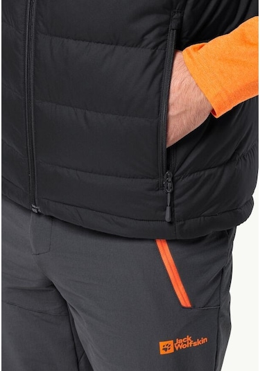 Jack Wolfskin Ather Down West Erkek Kaz Tüyü Yelek-1207691blk 001