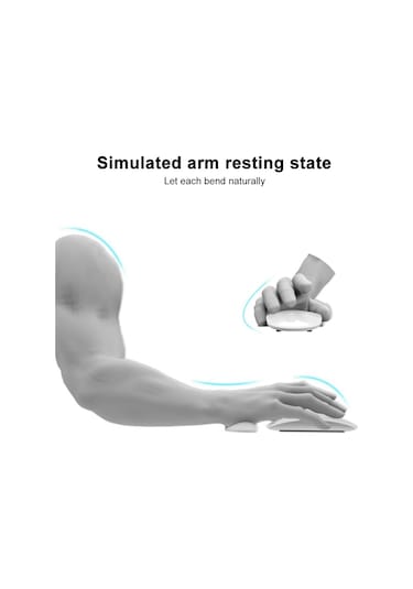 Silikon Bilek Desteği Mouse Pad Mobil Avuç İçi Dayanağı Ofis El Dayanağı, Özellik: Siyah Sol El