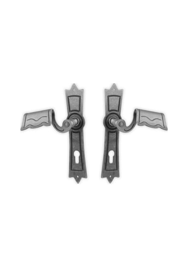 Ferforje Kapı Kolu / Metal Kapı Kolu Seti